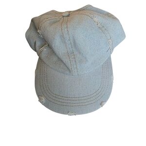 SO Distressed Denim Cap